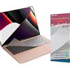 Digi-Tatoo Copertura per tastiera con layout inglese americano compatibile con vecchio MacBook Air 13 (modello A2337/A2179, versione 2021 e 2020, chip M1), sottile 0,18 mm, membrana protettiva per tastiera