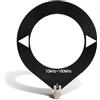 CHEOTIME Donut SW Mini Loop Onde Corte, Antenne Loop WB Donut 10kHz-180MHz SMA Maschio Interfaccia Portatile per Uso in Campeggio all'aperto