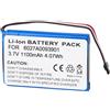 CHUNCAIL CHUNGAIL - Batteria compatibile con Tomtom XL V3, IQ, 4EM0.001.01 GPS Navigation Navi, ricambio per 6027A0093901 (1100 mAh, 3,7 V, agli ioni di litio)
