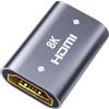 LEENUE Adattatore HDMI 8K, prolunga HDMI 2.1, connettore femmina a femmina, supporto adattatore 8K@60Hz, 4K@120Hz UHD HDR eARC 3D Dolby, per laptop, HDTV, PC, monitor, Roku TV, 1 pezzo