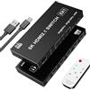 Arkidyn Plus Switch HDMI 2.1 8K 60Hz 4K 120Hz, 8K Switch HDMI 5 Ingressi 1 Uscita con Telecomando IR, Selettore Hub a Selezione Automatica 5 Porte Supporto 8K 60Hz 48Gbps VRR HDCP2.3 HDR10 per Xbox Series X PS5