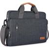 KIZUNA Borsa per computer portatile da 16 pollici, per MacBook Pro 16 M4/16 Lenovo IdeaPad Flex 5i/IdeaPad Pro 5i Gen 10/Legion 5 Pro/Slim 5/HP ENVY/16.3 XPS 16/Dell 16 Plus/ASUS/Acer, grigio scuro