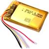 AOLIKES 3.8v 1200mAh ricaricabile Lipo sostituzione della batteria per Skullcandy Crusher ANC, Crusher EVO Over-Ear Noise Cancelling Cuffie Wireless
