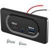 ACCA 3 Presa USB Caricabatteria Auto 12-24 V Tipo C per Roulotte Camper Barche Caravan Motorhome Auto Presa di Ricarica con Led 2 Porte Ricarica Rapida