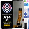 iYAiYO Schermo LCD Display Digitalizzatore Touch Screen Ricambio Compatibile con Samsung Galaxy A14 4G (MTK) SM-A145P, SM-A145R Schermo Completo con Strumenti