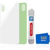 MMOBIEL Coperchio Posteriore Vetro Vero Compatibile con iPhone X 5.8 Pollici (Argento) incl. Attrezzi