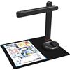 NETUM Fotocamera per documenti ad alta velocità, scanner intelligente per documenti con OCR A4, obiettivo 13 Mega-Pixel con luci a LED Scanner regolabile e portatile per ufficio, aula, SD-3000NC