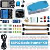 TECNOIOT 1 pz Kit di base per principianti ESP32 Kit di apprendimento per scheda di sviluppo WiFi Bluetooth ESP-32S