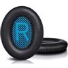 INF Cuscinetti auricolari per cuffie Bose Quiet Comfort 35/25/15 Nero/Blu 1 paio