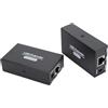 Bewinner Adattatore USB a Ethernet da 60 metri, 480 Mbps, Extender USB con set completo, plug and play, adattatore da Ethernet a USB con 4 hub USB 2.0 (spina UE)
