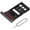 MMOBIEL Doppio Vassoio Carta SIM Compatibile con Huawei Mate 20 Pro 2018 - Porta Scheda SIM - Inclusa guarnizione di gomma e Sim Pin - Nero