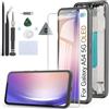 RongZy OLED LCD Display per Samsung Galaxy A54 5G SM-A546B Schermo LCD Touch Screen Assemblea Sostituzione di Vetro Digitalizzatore con Strumenti(6.4, Nero con Cornice)