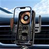 suonee Supporto per caricabatterie da auto wireless, 15 W, ricarica rapida, blocco di carica automatica, per iPhone/Samsung, per iPhone 17, 16, 15, 14, 13, 12, 11 Pro, Samsung Galaxy S26 Ultra S25 S24