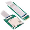 Xiwai Cavo di estensione da scheda madre NGFF M.2 NVMe a CF Express, M2 M-Key per supporto CFE tipo B, schede di memoria R5 Z6 Z7