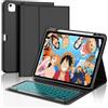 FOGARI Cover con Tastiera per iPad Air 13 pollici M4 2026/M3 2025/M2 2024 con Italiano QWERTY Senza fili Rimovibile Bluetooth Retroilluminata Keyboard per ipad Air 13 M4/M3M2 2026/2025/2024, Nero