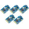 AYWHP 5 moduli canbus MCP2515 con modulo di interfaccia SPI compatibile con Arduino, Raspberry Pi & IoT 5 V DC, 1 MB/s, 120 Ohm regolazione di impedenza per industria 4.0, Smart Home, robotica