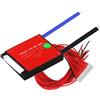 TECNOIOT 1PCS 16S 48V 20A LiFePO4 Scheda di Protezione della Batteria al Litio BMS PCB Board con Equilibrio