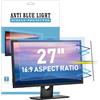 LAMA Proteggi Schermo Blocco Luce Blu da 27 Pollici, Filtro Schermo per Monitor Computer Universale (LxA: 598mm*337mm), Anti Luce Blu/Antiriflesso/Anti-UV/Protezione Occhi(27 16:9)