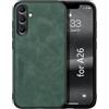 Kepuch Silklike Cover per Samsung Galaxy A26 - Custodia Case Piastra Metallica Incorporata - Verde