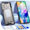 ARSSLY Schermo LCD per Samsung Galaxy A26 5G A266 SM-A266B SM-A266E LCD Display Display Schermo Sostituzione Digitalizzatore Touch Assemblato con Riparazione Kit (Incell, Senza Impronte Digitali)