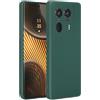 32ndShop 32nd Silicone Liquido Custodia Antiurto Slim Cover per Motorola Edge 50 Ultra Custodia Protettiva Compatta, Sottile e Resistente - Verde Acqua Scuro