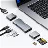 NXPGKEA Hub USB C 7 in 2 per MacBook, Thunderbolt 4, USB C, HDMI 4K 60Hz, 2 USB A, Lettore Schede microSD/SD, Compatibile con MacBook Pro 13