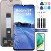 YHX-OU Nero Display per Xiaomi Poco M3 Redmi 9T LCD Schermo Touch Screen Digitizer Assemblea E Strumenti di Installazione + Vetro temperato