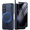 MOBOSI Custodia per la privacy per Z Fold 5, [Fold 5 Edition S Pen Holder], compatibile con Magsafe, cerniera magnetica, protezione anti-peep anteriore per Samsung Galaxy Z Fold5, nero