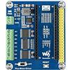 Coolwell DC Motor Driver Module HAT For Raspberry Pi Pico Series, Driving Up To 4x DC Motors, I2C controlled, up to 3A Output