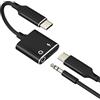 Aksenli Adattatore USB C a 3.5mm Cuffie(2in1)Type c Ricarica Adapter Aux DAC Audio Cavo per iPhone 16 15 Pro Max compatibile per Samsung S25 S24 Headphone Splitter Tipo C Caricabatteria Auricolari Sdoppiatore