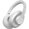 Fresh 'n Rebel Clam Ace, Cuffie Bluetooth Over Ear con cancellazione attiva del rumore ibrida, 60 ore di riproduzione, Senza fili, Microfono ENC, ricarica rapida, controllo a pulsante (Ice Grey)