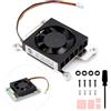 Waveshare CM5 Fan 5V 30007 Low Noise Cooling Fan Compatible with Raspberry Pi Compute Module 5 Series Board Cooler Radiators Low Noise, With Thermal Tapes, 5V Power Supply