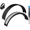 SOULWIT Ricambio Archetto per Beats Studio Pro con Cancellazione del Rumore Cuffie, Cuffie Fascia Copri Headband con Silicone e Nylon Durevole - Nero