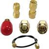dikkod SMA Calibration Kit per Antenna Analyzer NanoVNA F H V2 H4 SAA Mini1300 PS100 Vector Network Analyzer Calibrate RF Coaxial Test Connector Short/Load/Open/Through Jumper/F2F/M2M Type 6 pcs/Set