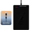 Cryptnox Lettore NFC USB-C/USB-A, Tessera Sanitaria, ISO 14443, FIDO2 | Lettore NFC FIDO2 plug and play per Windows 11 e macOS, Linux con pcsc-lite/libccid, Android via USB OTG