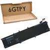 BLESYS 97Wh 6GTPY Batteria per Dell XPS 15 9560 9570 7590, per Precision 5520 5530 5540, per Vostro 7500, 7501 Laptop Sostituzione per 5D91C 5041C 05041C GPM03 0GPM03 11.4V