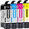 WOWINK 604XL cartucce 4 Pcak compatibile per Epson 604 XL Multipack per Expression Home XP-2200 XP-2205 XP-3200 XP-3205 XP-4200 XP-4205 Workforce WF-2910DWF WF-2930DWF WF-2935DWF WF-2950DWF WF-2910