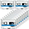 GAOUTO 10 cassette audio vuote: nastri Empty Cassette, cassette audio vuote, basso rumore ad alta potenza 60 minuti, custodia in plastica trasparente per conferenze, seminari e scatti quotidiani