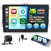 Inefala 8 Core 6+128GB Radio per VW Golf Skoda Polo Passat Tiguan Touran Android 15 con Wireless CarPlay Android Auto, 9 Pollici Stereo Touch Soporta BT WIFI 59UI 32 EQ DSP GPS Comandi al Volante