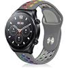 ToVioc Cinturino per Xiaomi Watch 5/2/2 Pro/S5/S4/Xiaomi Mi Watch, 22mm Cinturini Silicone Traspirante Sport Cinturino per Amazfit Bip 6/Bip 5/Active Max/Balance 2 - grigio