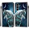 KENHONER Custodia per Samsung Galaxy S25 FE 5G, Lupo