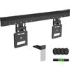 IMtKotW Supporto da parete per TV da 37 a 80 pollici, max. 75 kg, max. VESA 600 x 400, compatibilità universale, distanza dalla parete solo 0,95 cm