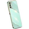 RankOne La Custodia del Telefono è Adatta per Samsung Galaxy A02s (6.5 Inches), Case per Cellulare in Silicone con Telaio Galvanico - Verde