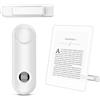 HIGPTWIREL Telecomando RF per Kindle Paperwhite Scribe Oasis Accessori, Clicker remoto per iPhone, tablet, lettura fotocamera, registrazione video, trigger remoti, bianco