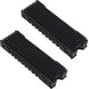 ZDE 2 pezzi M.2 2280 SSD dissipatore di calore double face con pellicola adesiva conduttiva termica compatibile con PC Laptop Raspberry Pi PCIe NVMe NGFF SATA M.2 SSD PS5