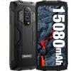 Blackview BV9300 Smartphone Ruggido, 15080mAh Batteria, 21GB+256GB, 6,7'' 120Hz 2.3K Display, 50MP+32MP Fotocamera, IP68 IP69K Android 12 Impermeabile, GPS NFC Nero