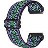 Ecogbd Cinturino di ricambio elastico compatibile con cinturino Fitbit Versa/cinturino Fitbit Versa Lite/cinturino Fitbit Versa 2, cinturini in nylon tessuto morbido per donna uomo (Boemia g)