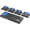 OREI 1x4 HDMI Extender Splitter Multiplo su Singolo Cavo CAT6/7 1080P con IR Remote EDID Management - Fino a 165 Ft - Loop Out - Bassa Latenza - Supporto completo