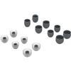 tecinity 7 Paia Auricolari di ricambio per Sony WF-1000XM3 / WF-1000XM4, 4 Misure Gommini in Silicone per Auricolari In-Ear (Grigio)