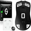 SensoryBoost Set di Piedini in Vetro Rush per Razer Viper Ultimate - Ultra veloci e delicati, lucidati, Bordi arrotondati, Enorme Durata - Piedini di Ricambio per Mouse, Pattini - Accessori per Mouse